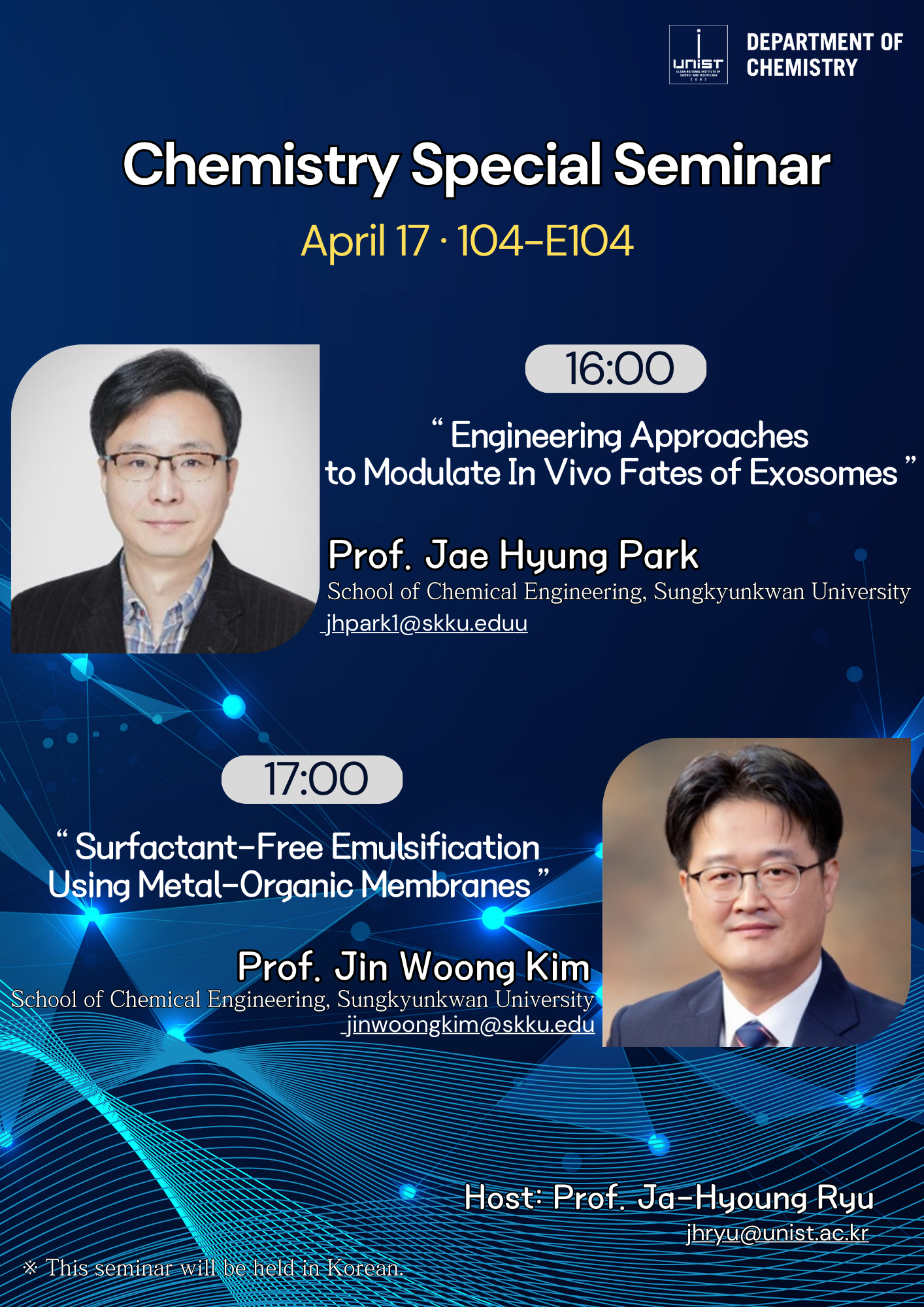 Chemistry Special Seminar