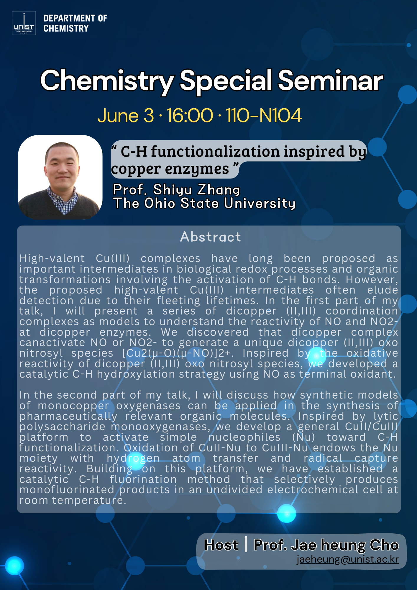 Chemistry Special Seminar