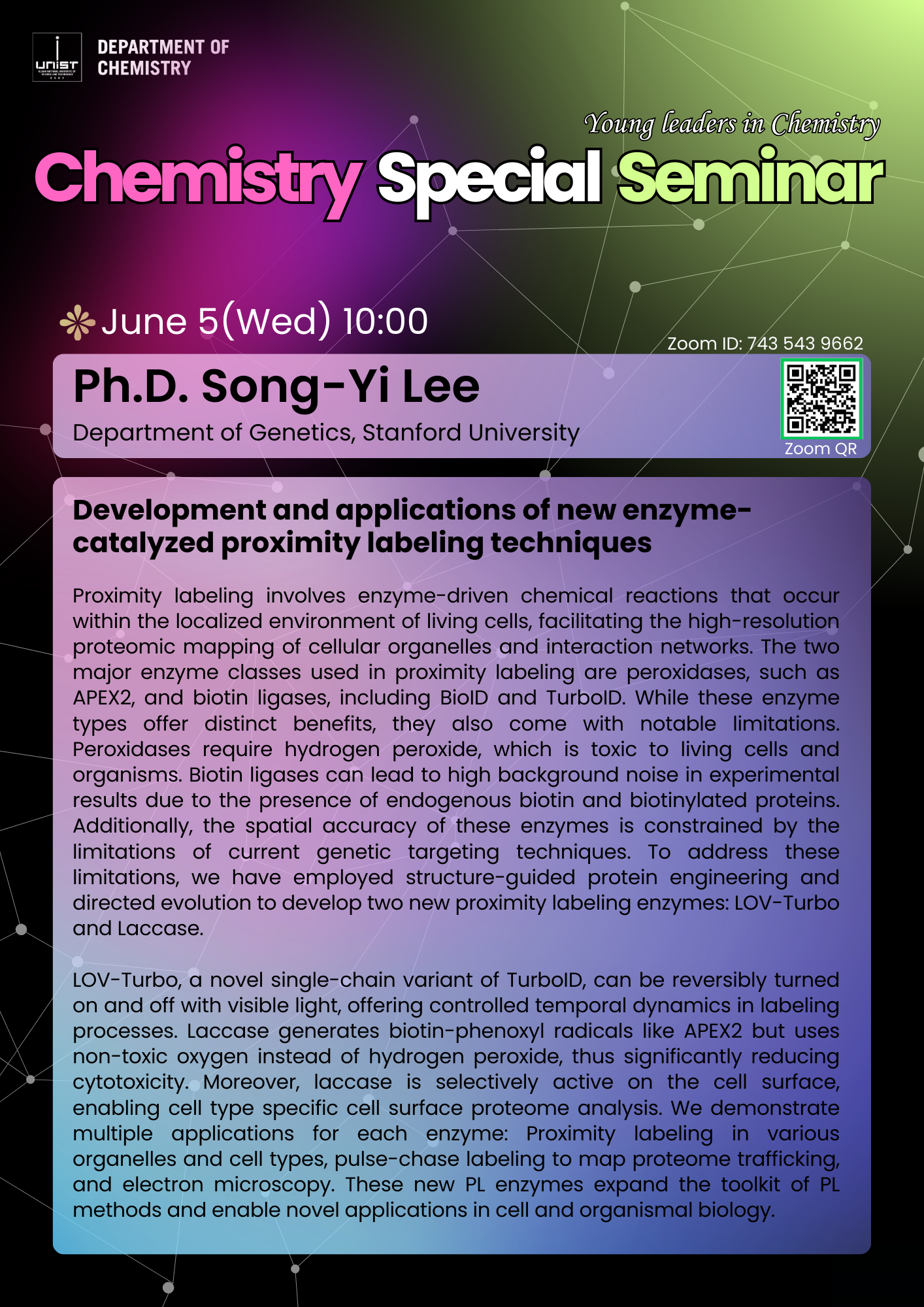 Chemistry Special Seminar