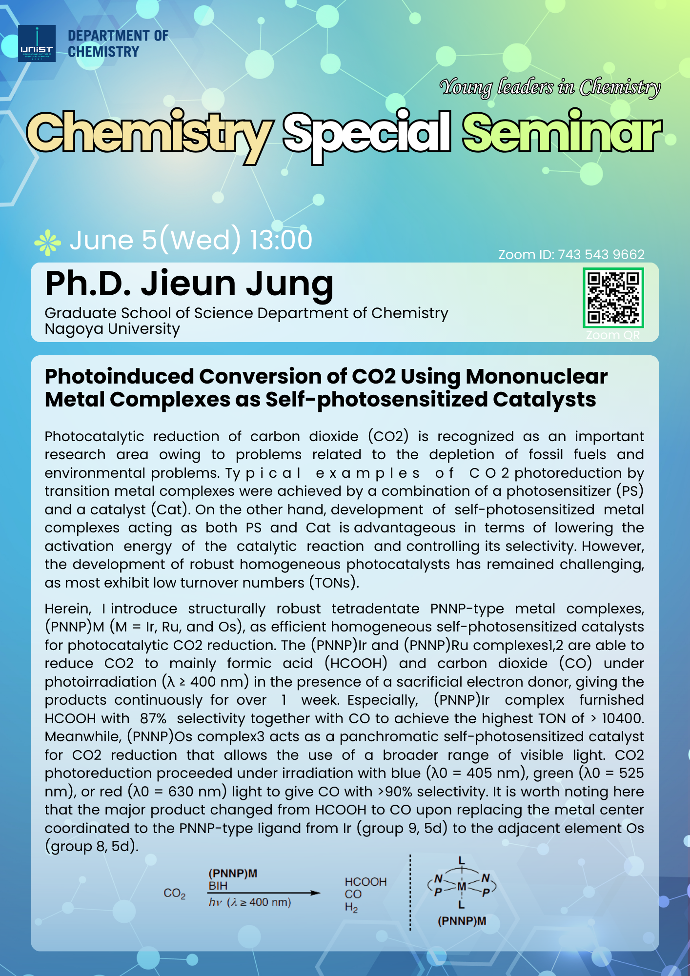 Chemistry Special Seminar