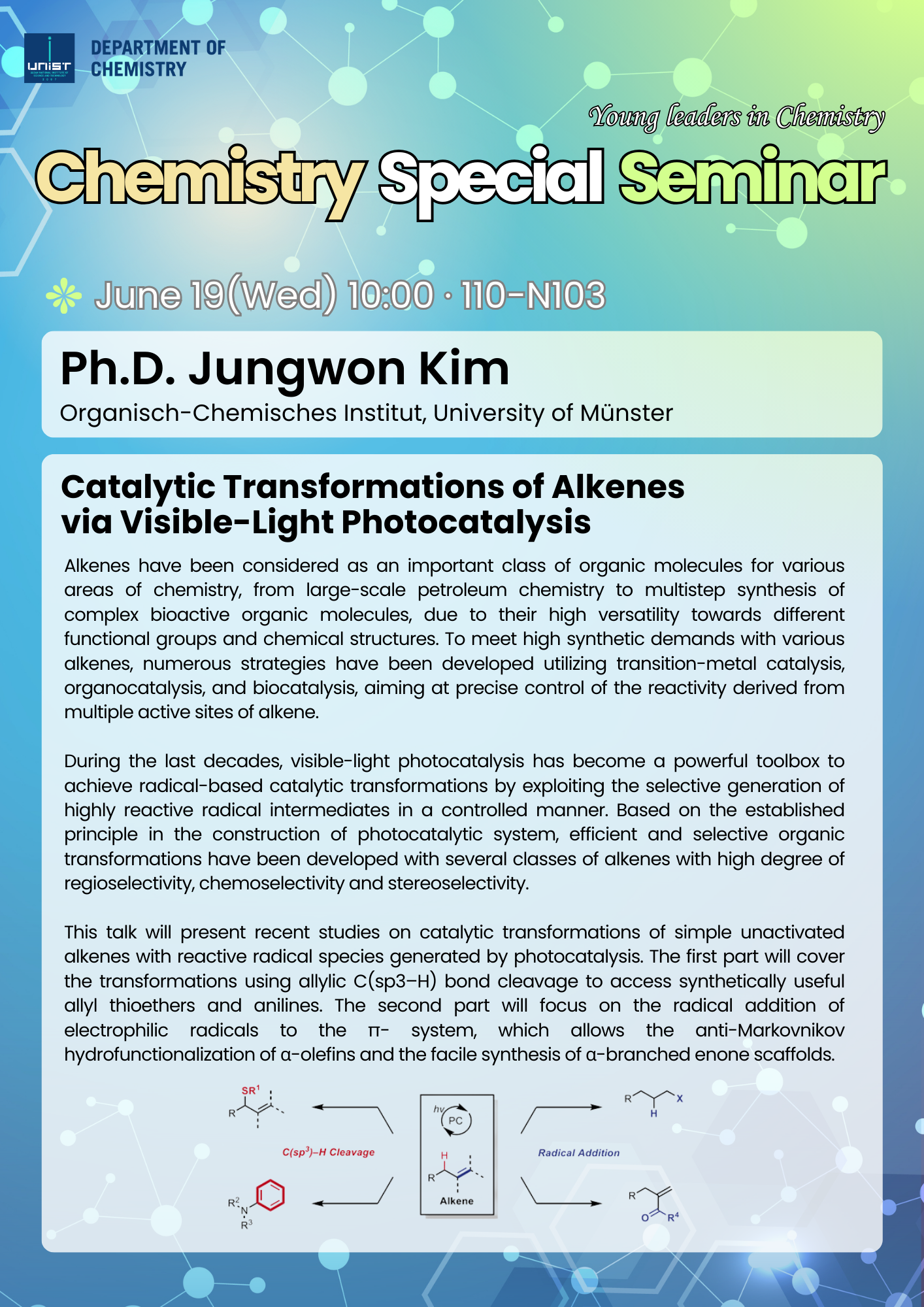 Chemistry Special Seminar