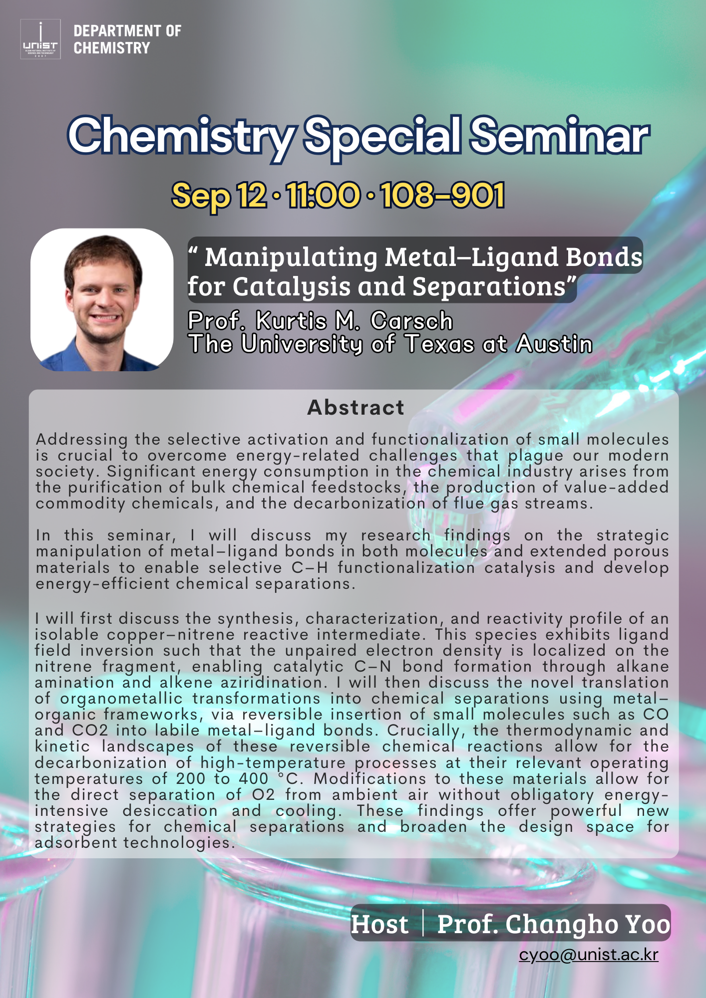Chemistry Special Seminar