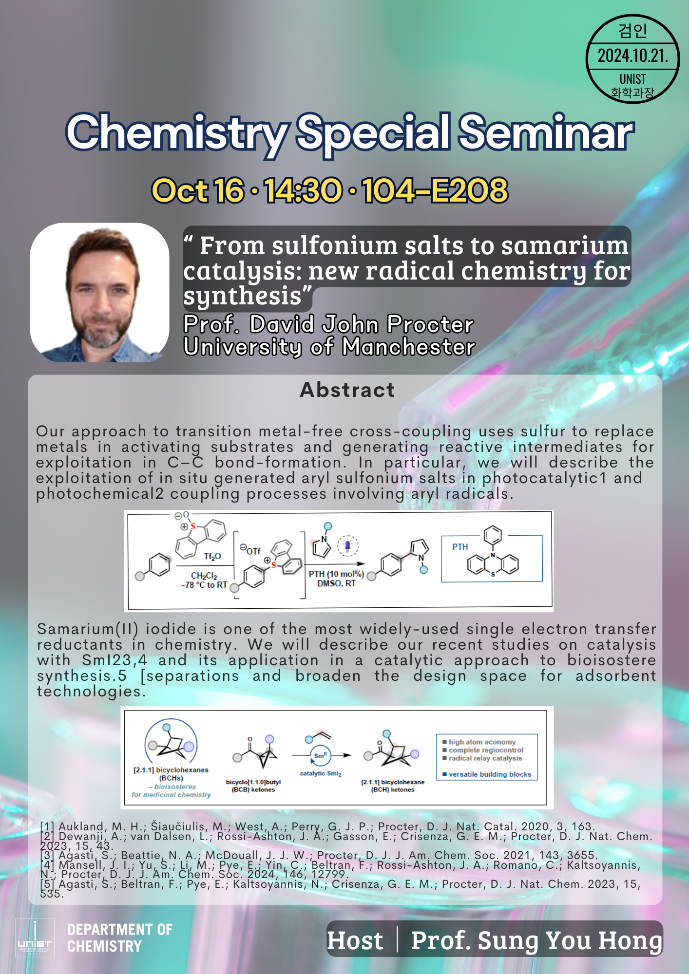 Chemistry Special Seminar