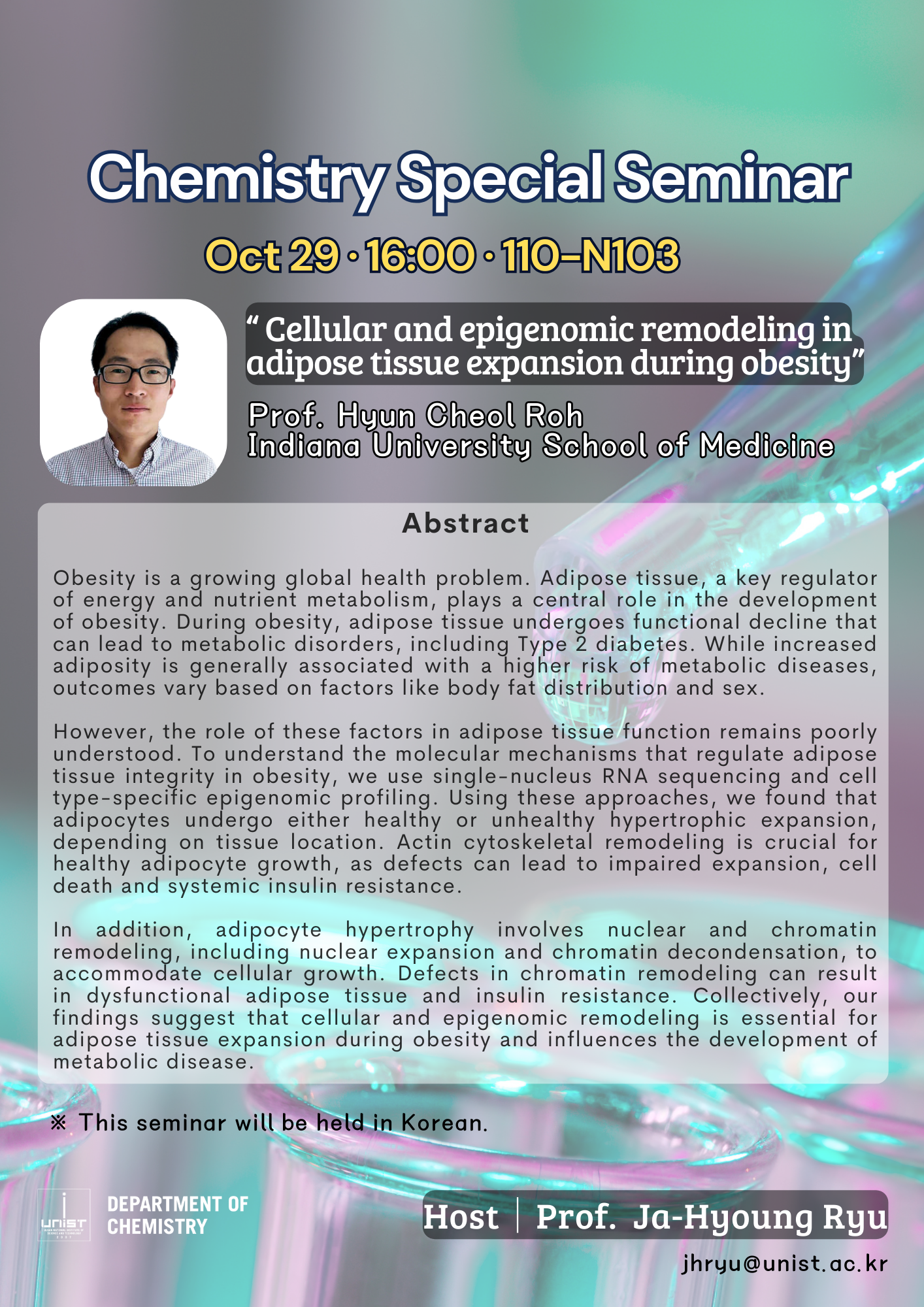 Chemistry Special Seminar