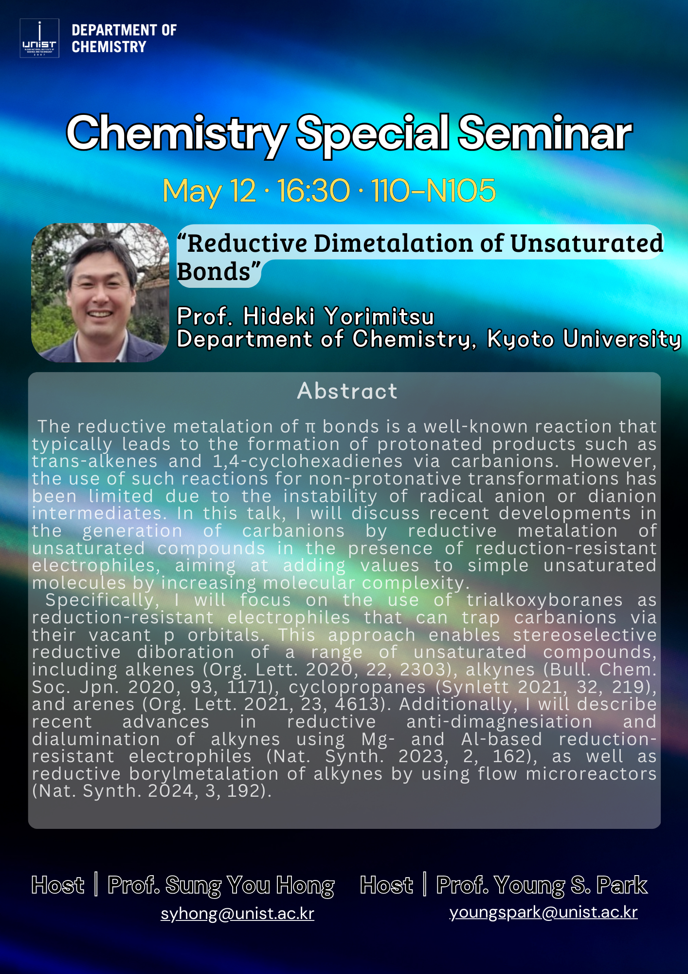 Chemistry Special Seminar