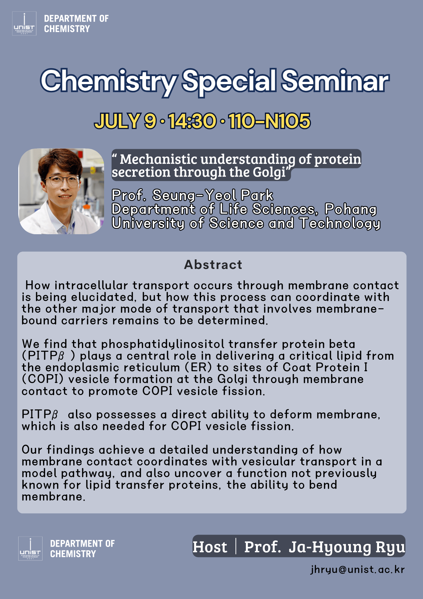 Chemistry Special Seminar