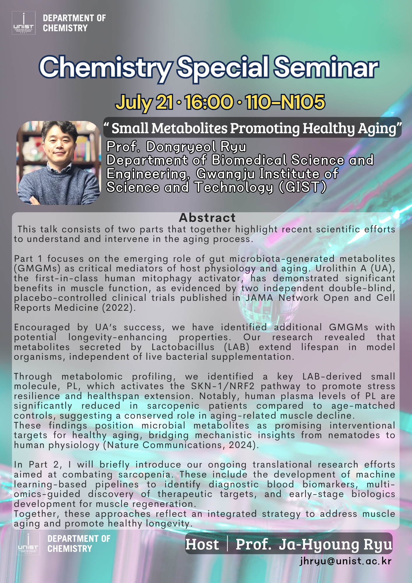 Chemistry Special Seminar