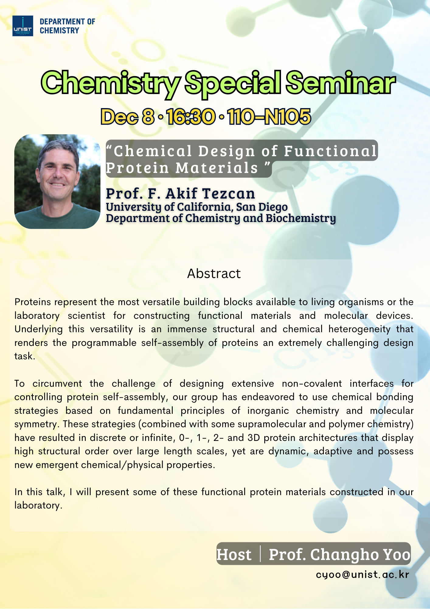 Chemistry Special Seminar