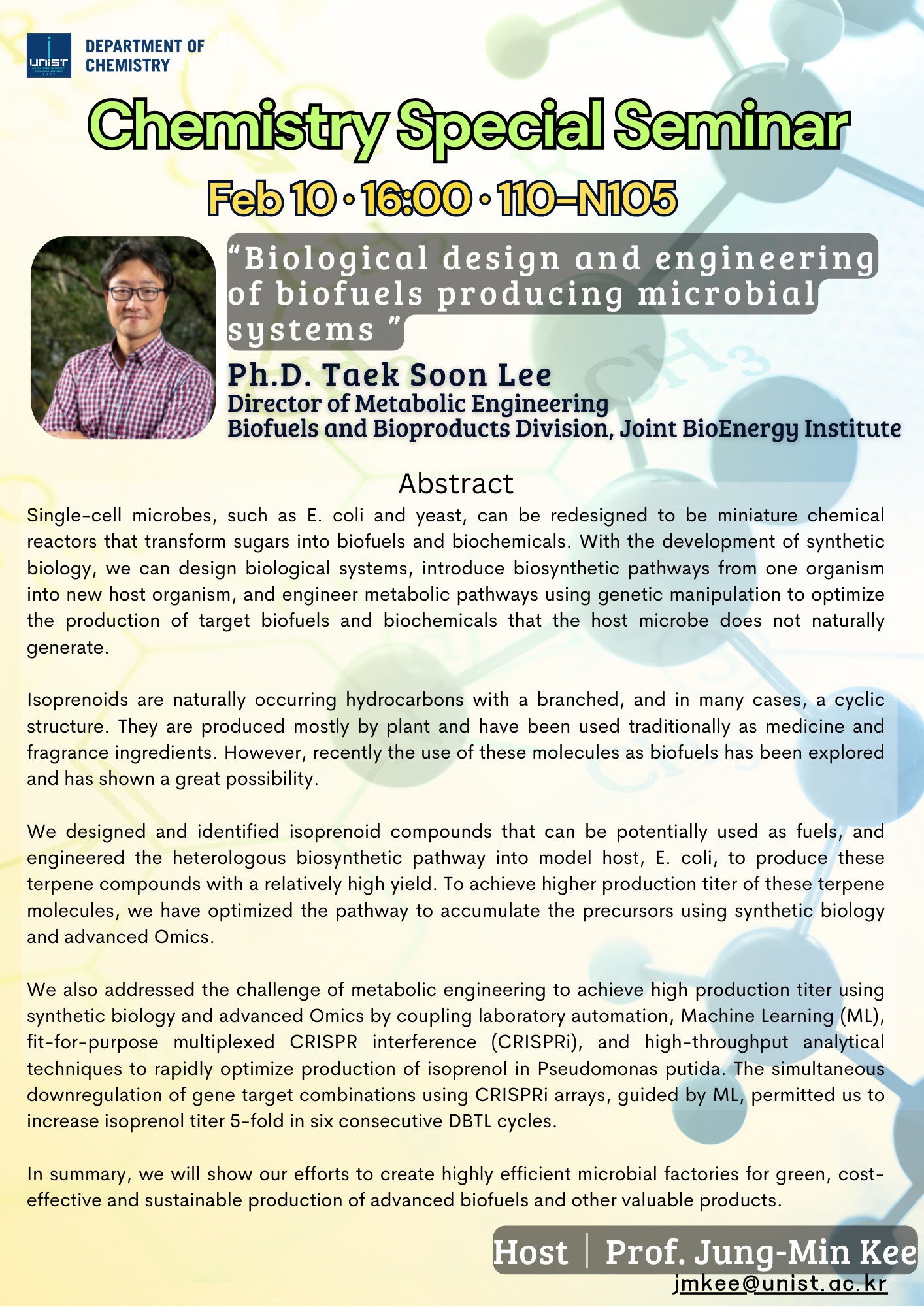 Chemistry Special Seminar