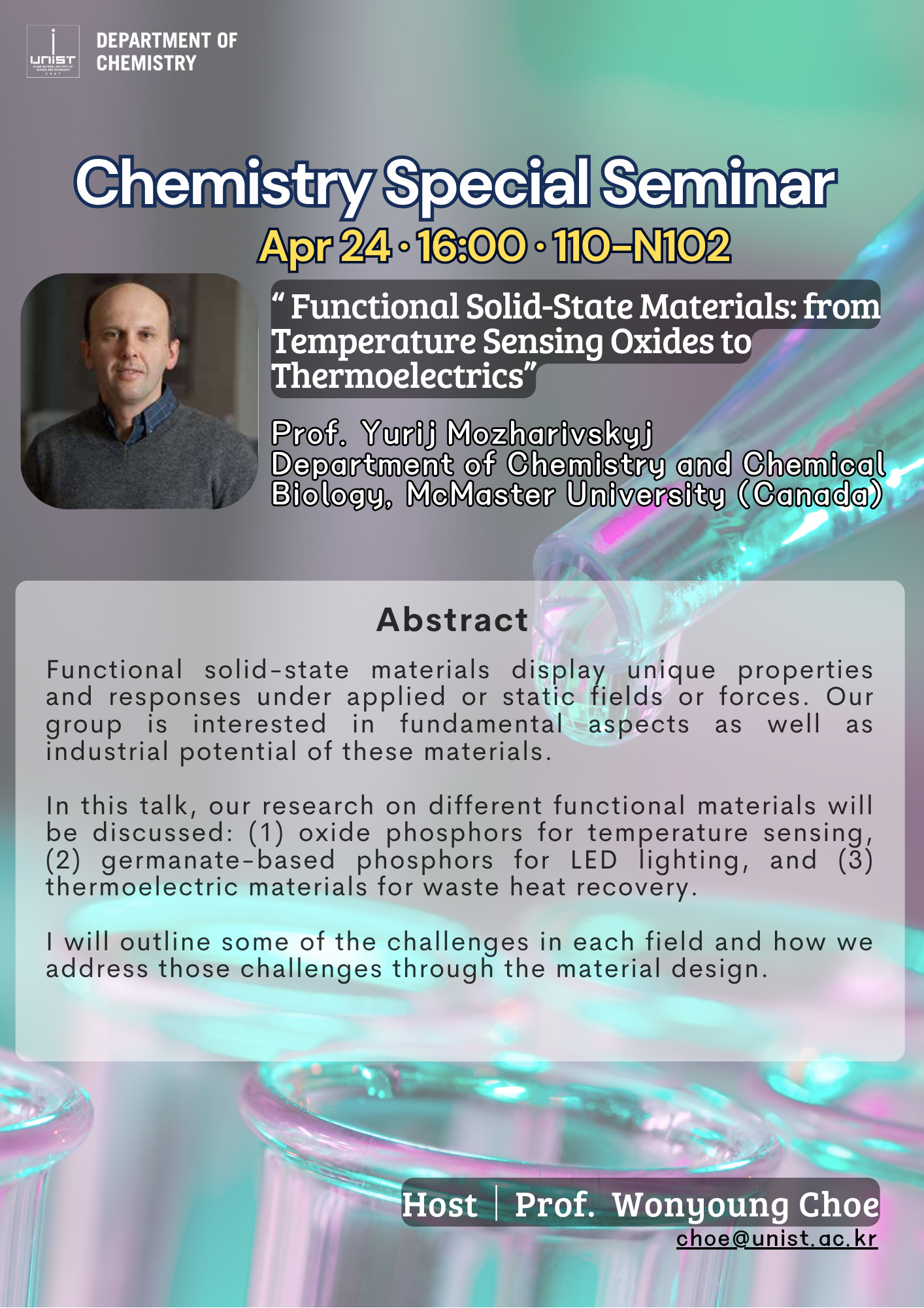 Chemistry Special Seminar