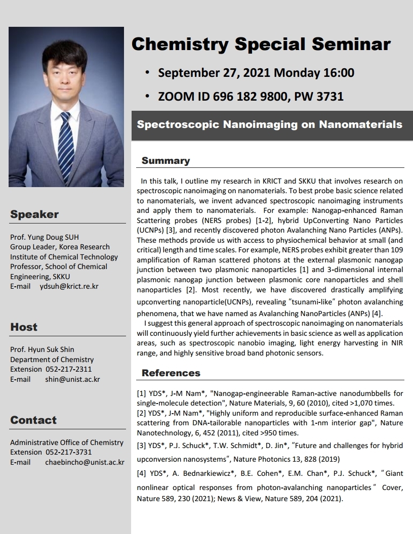 Chemistry Special Seminar
