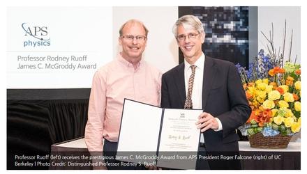Prof. Rodney S. Ruoff Wins 2018 James C. McGroddy Prize