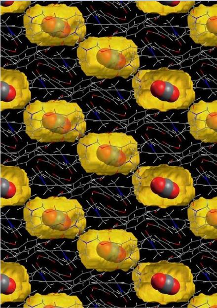 High-Temperature in situ Crystallographic Observation of Reversible Gas Sorption in Impermeable Organic Cages