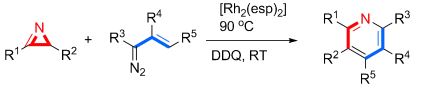 Synthesis of pyridines via carbenoid-mediated ring opening of 2H-azirines