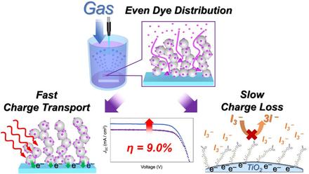 Control and Monitoring of Dye Distribution in Mesoporous TiO2 Film for Improving Photovoltaic Performance