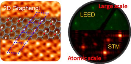 Centimeter-Scale and Highly Crystalline Two-Dimensional Alcohol: Evidence for Graphenol (C6OH)