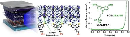 3,6-Bis(methylthio)-9H-carbazole Based Self-Assembled Monolayer for Highly Efficient and Stable Inverted Perovskite Solar Cells